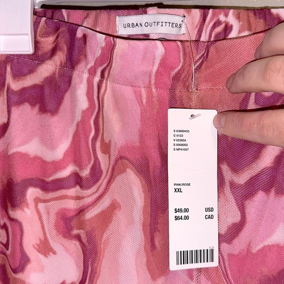 Urban Outfitters Pants - Urban Outfitters Mesh Flared Patterned Pants